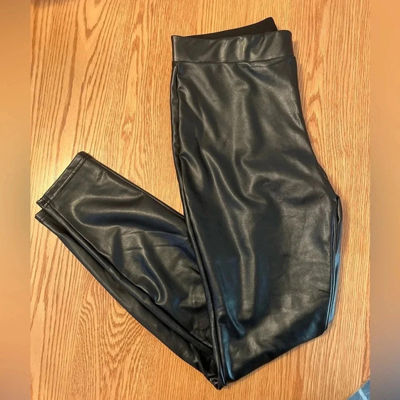 Faux Leather Leggings - Picture 2 of 9